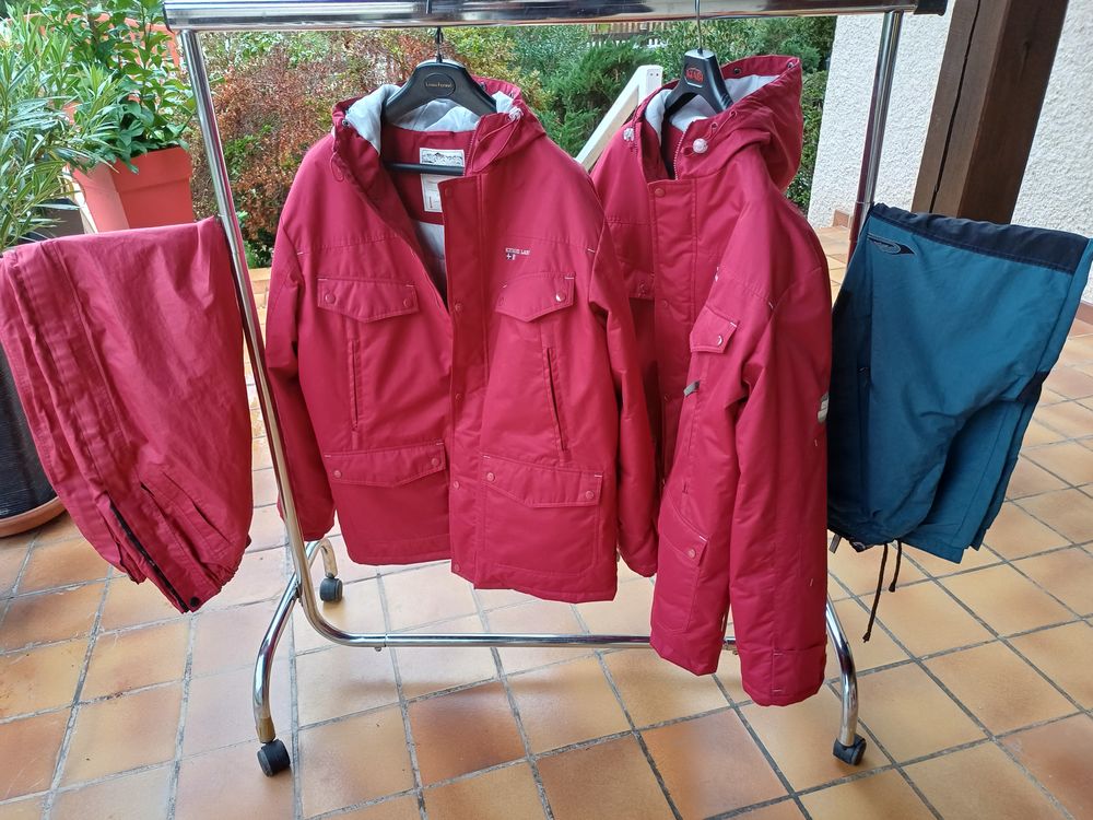 Deux blouson plus pantalon d'hiver de ski XL-L Billetterie
