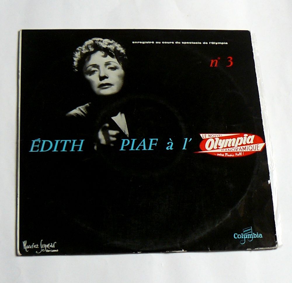 Edith PIAF : Le tour de chant d'Edith PIAF N&deg; 2 - Columbia CD et vinyles