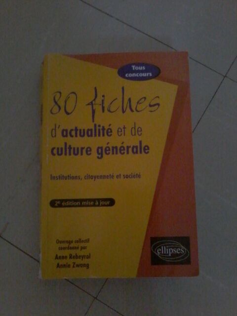 Livre actualit et culture gnral pour  tous concours 15 Tourcoing (59)