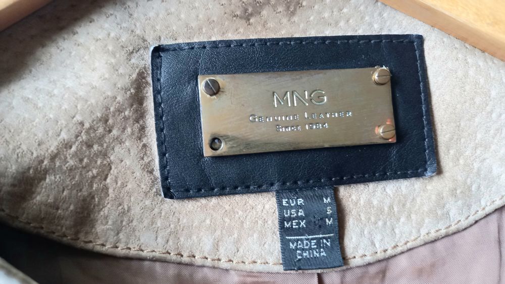 Veste cuir peau MNG Vêtements