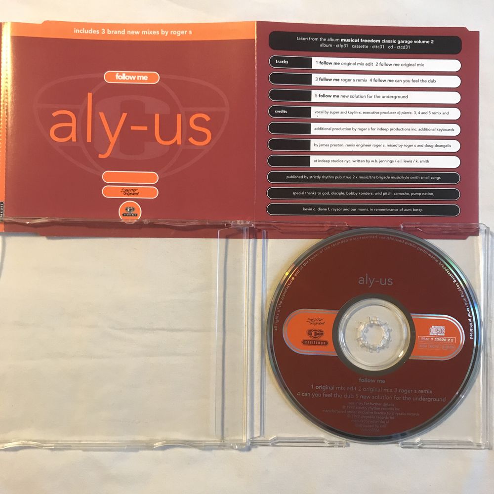 CD Aly-Us Follow Me CD et vinyles
