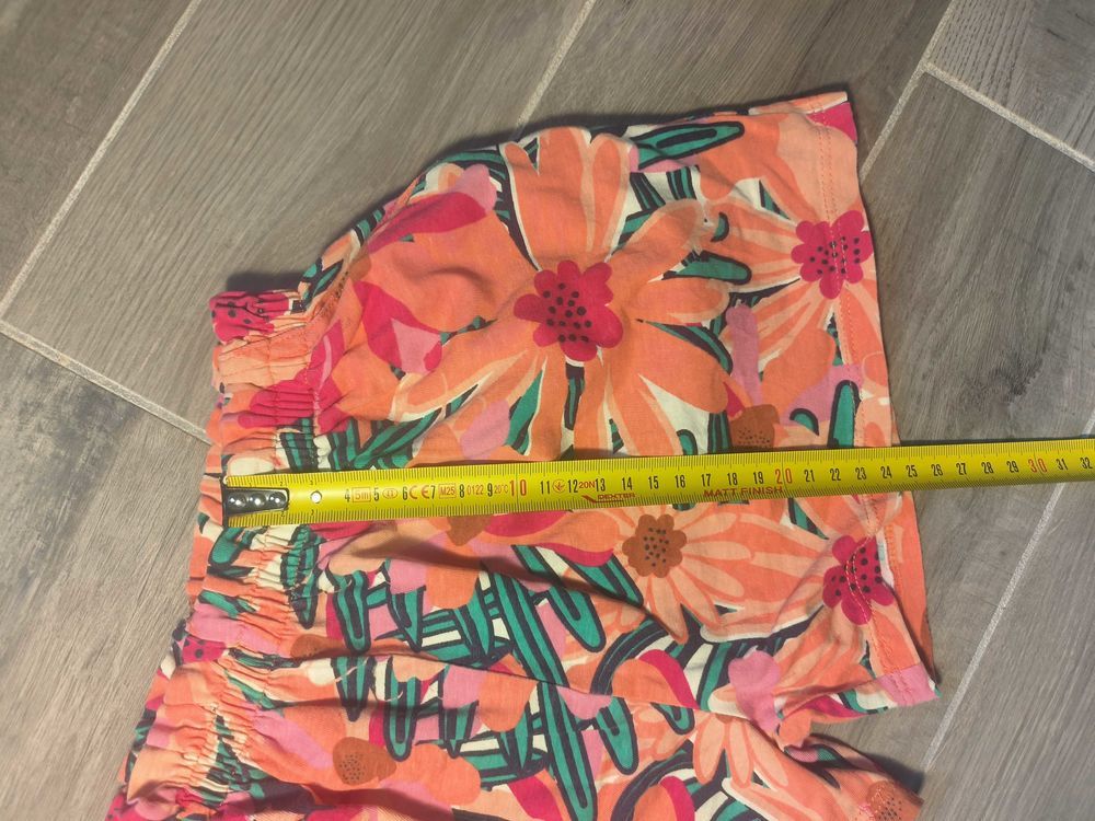 Short Fluide L&eacute;ger Motif Floral G&eacute;mo 6 Ans Corail / Multicolore Vêtements