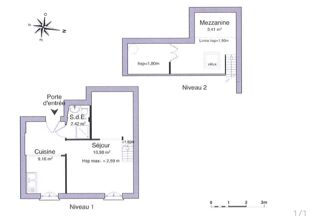  Appartement � vendre 2 pi�ces 40 m�