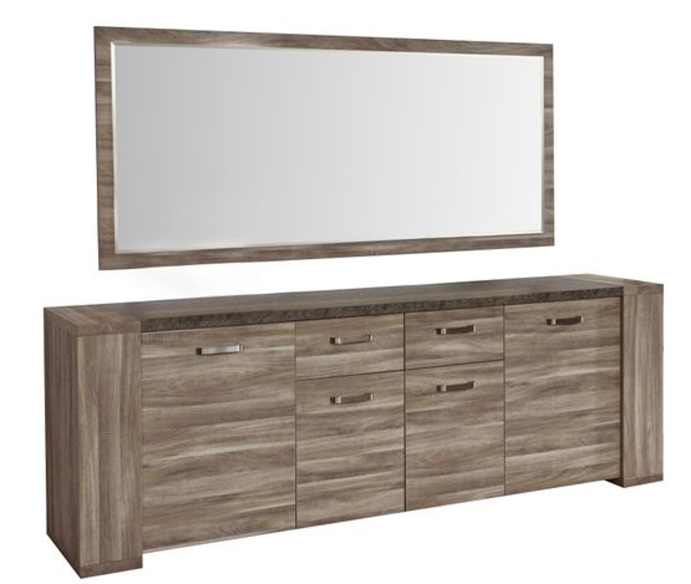 BUFFET 4 portes/ 2 tiroirs L. 224.5 cm Meubles