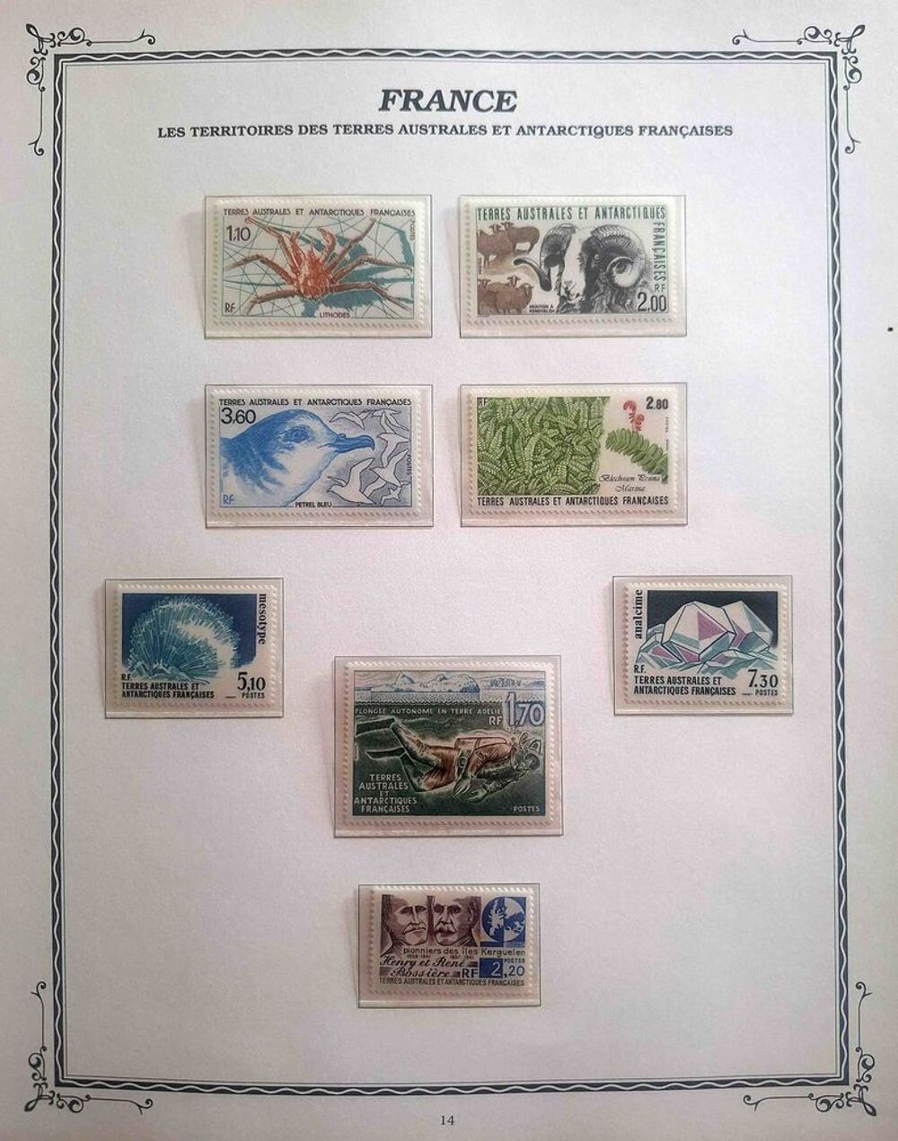Timbres des Terres Australes et Antarctiques Fran&ccedil;aises 13 