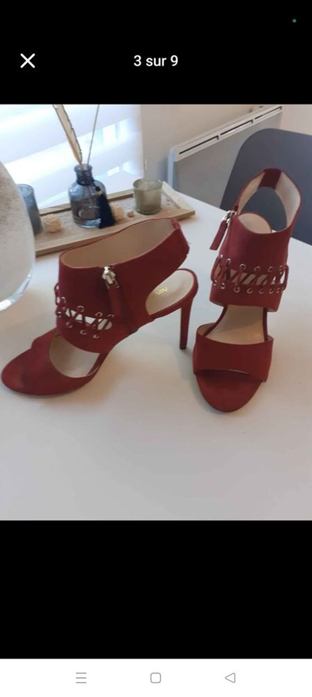 Sandales &agrave; talons nubuck NINE WEST pointure 40 Chaussures