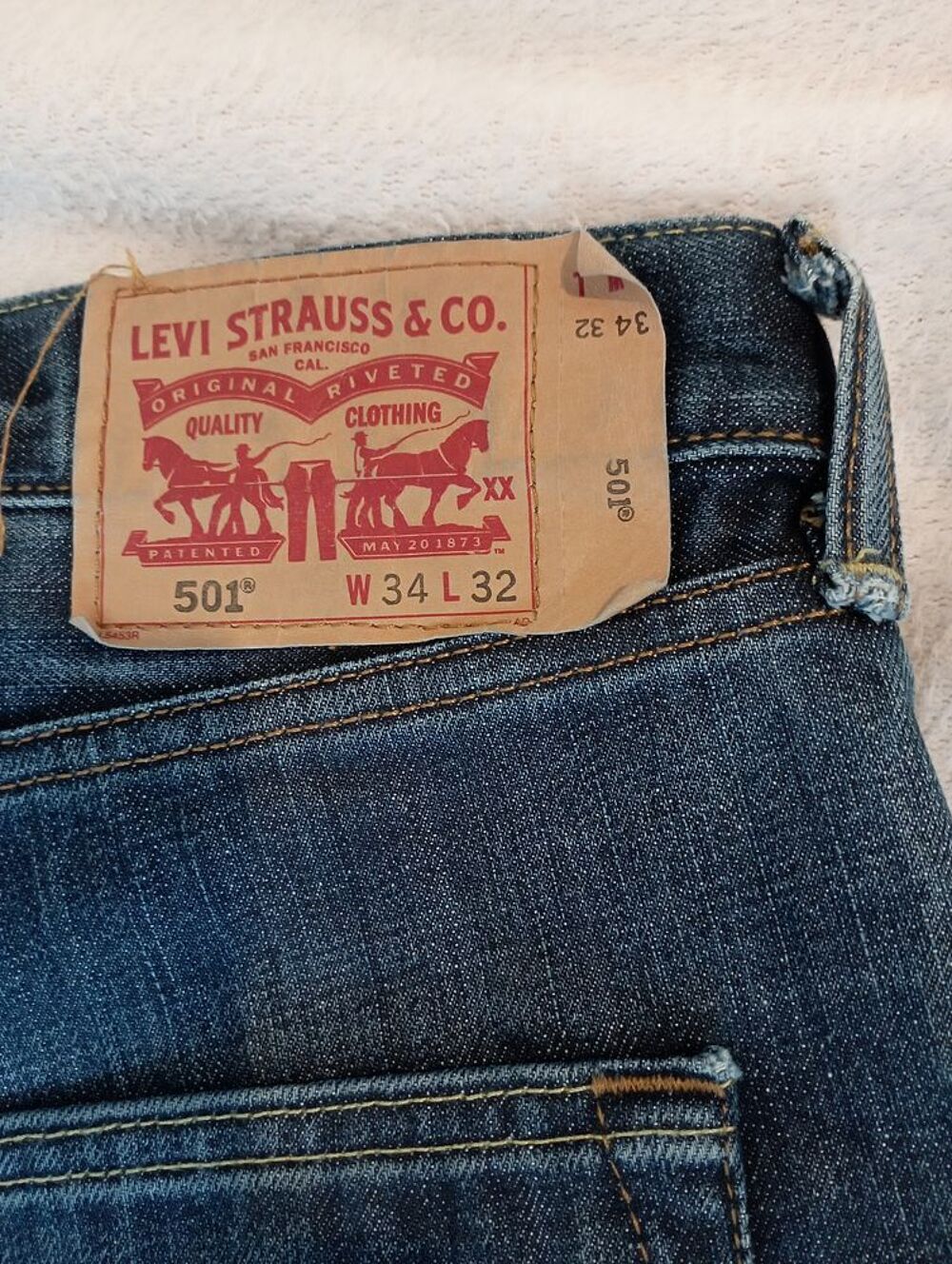 Jean's Levi's 501 Vêtements