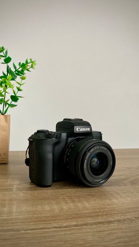 Canon EOS m50 noir kit ef-m 15-45mm Pack 580 Montpellier (34)