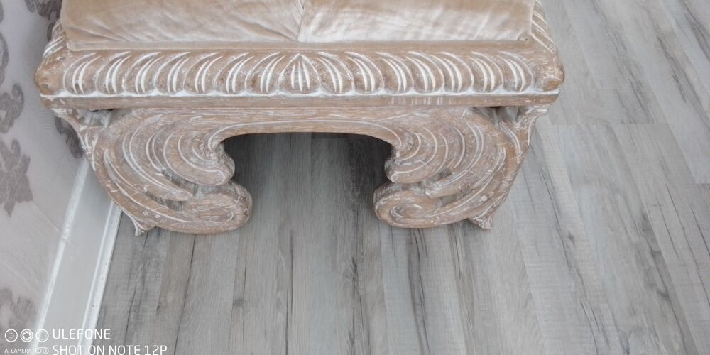 Banquette de lit bois massif c&eacute;rus&eacute; Meubles