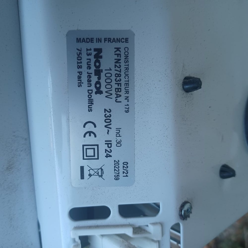 Radiateur &eacute;lectrique 1000w Electroménager