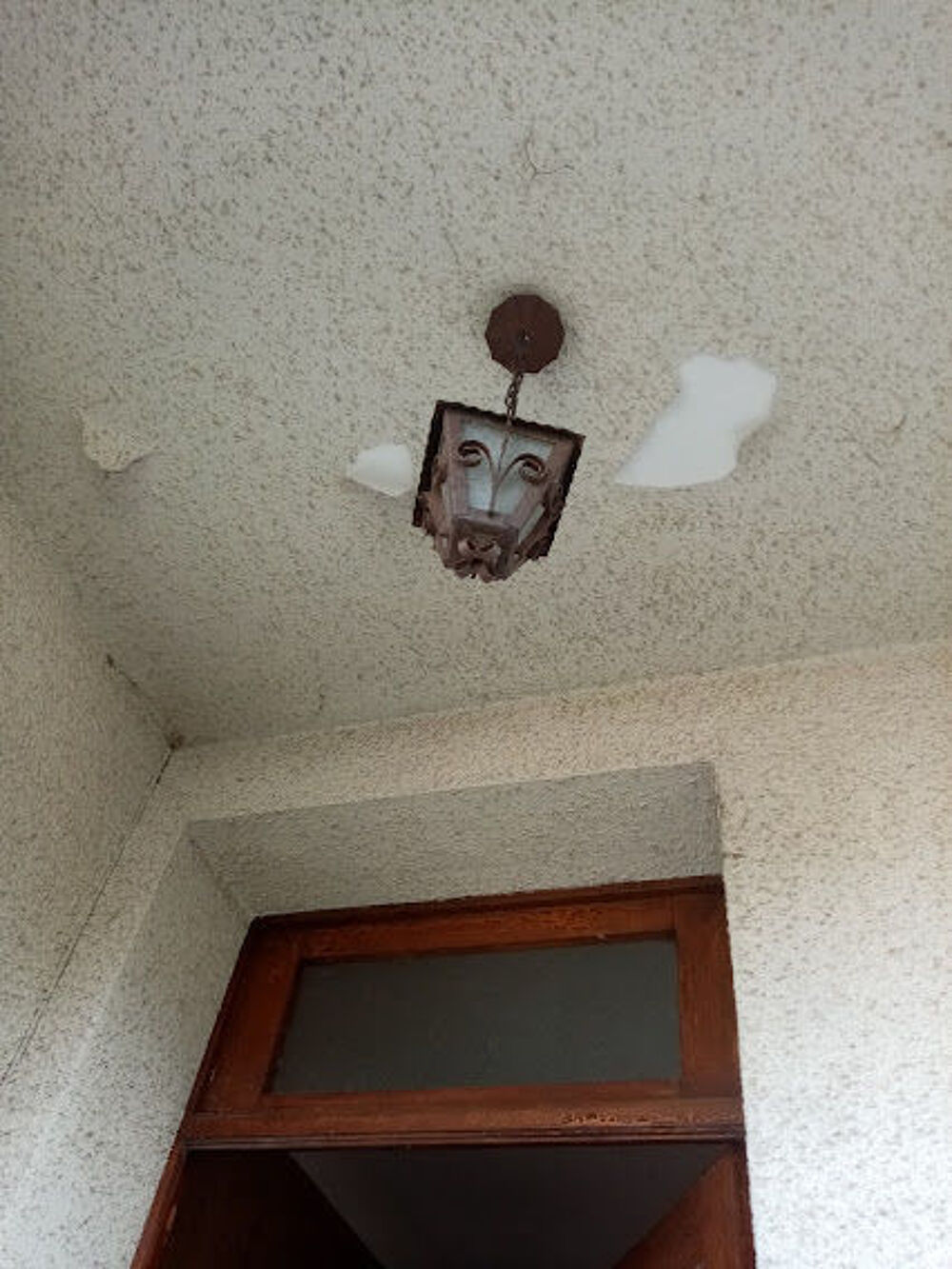 Lanterne ext&eacute;rieure en fer forg&eacute; Décoration