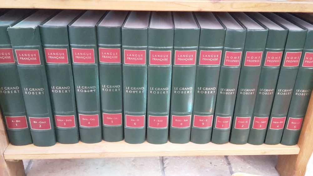 Grand Dictionnaire Le Robert en 14 volumes Livres et BD