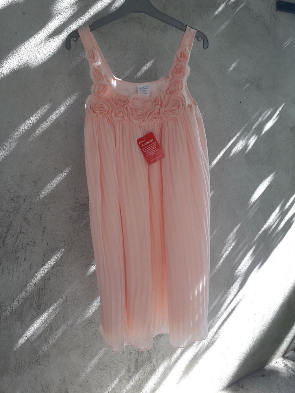 ROBE CHIC AMPLE COLORIS SAUMON Vtements