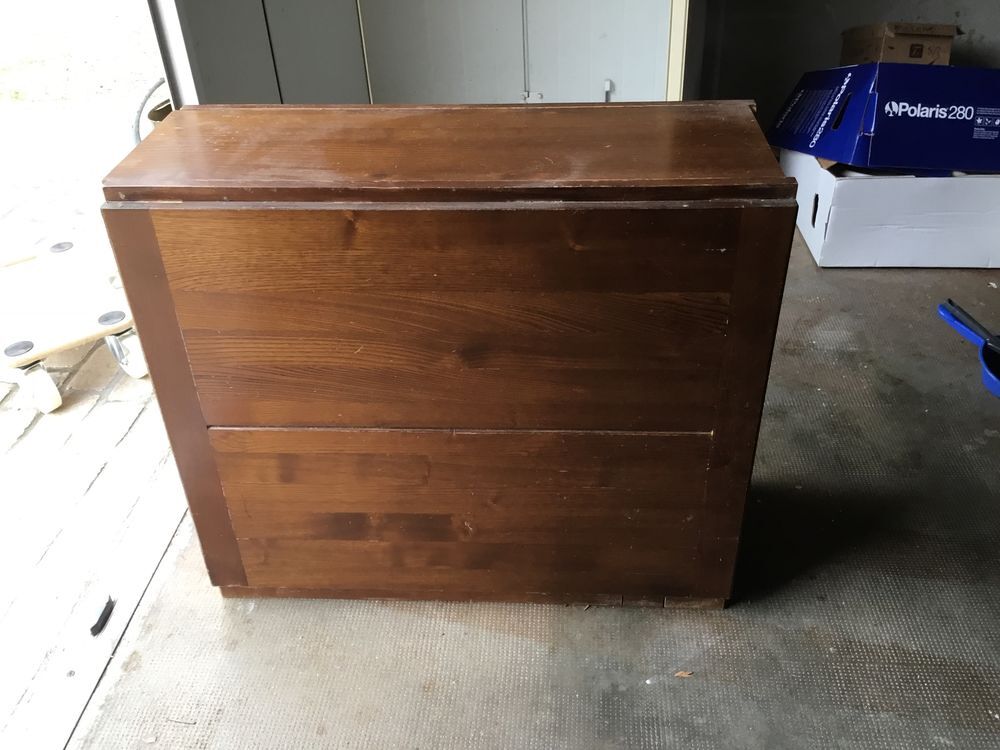 Table &agrave; volets plus rangement Electroménager