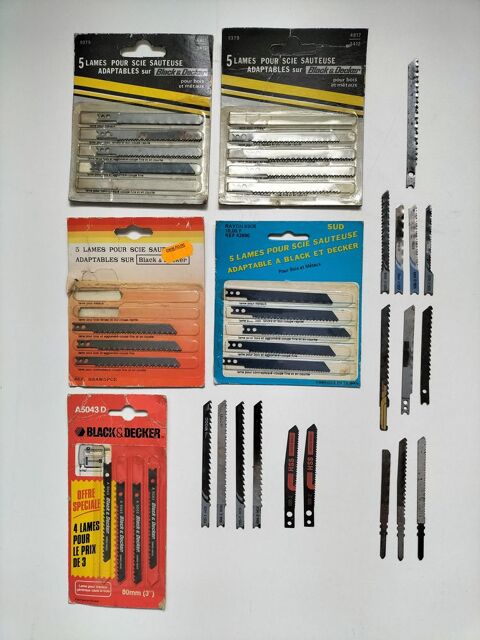 Lot 37 lames scie sauteuse dont hcs hss 35 Janzé (35)
