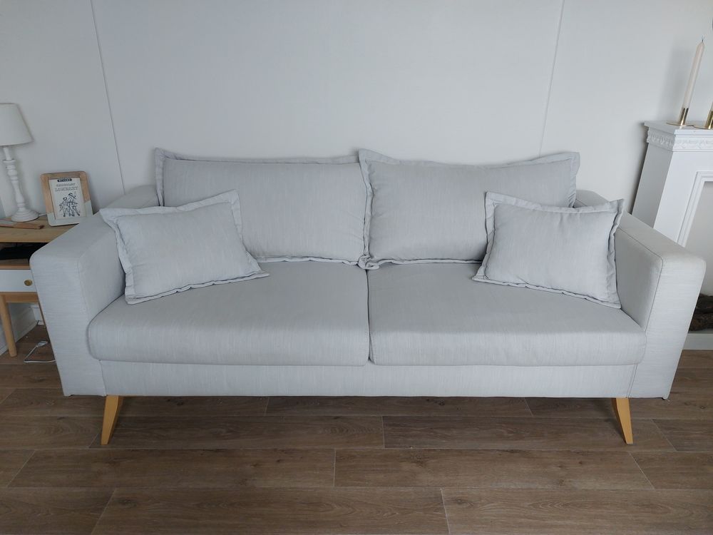 Canap&eacute; droit Duke Maisons du Monde 3 places Meubles