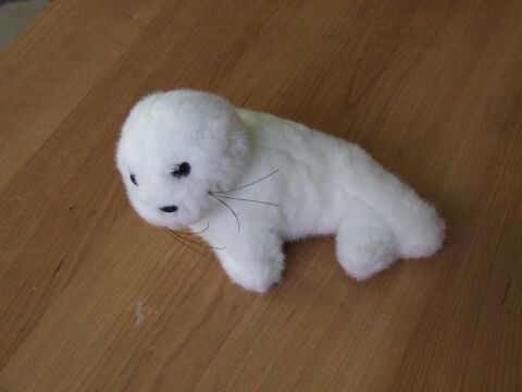 Peluche Doudou, Phoque blanc, TBE 2 Bagnolet (93)