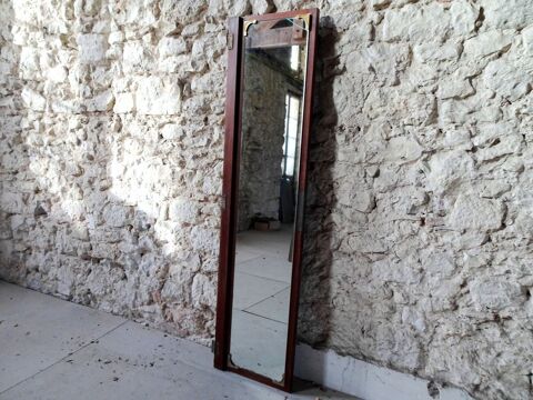Glace miroir psych porte meuble bois ancien 90 Monflanquin (47)