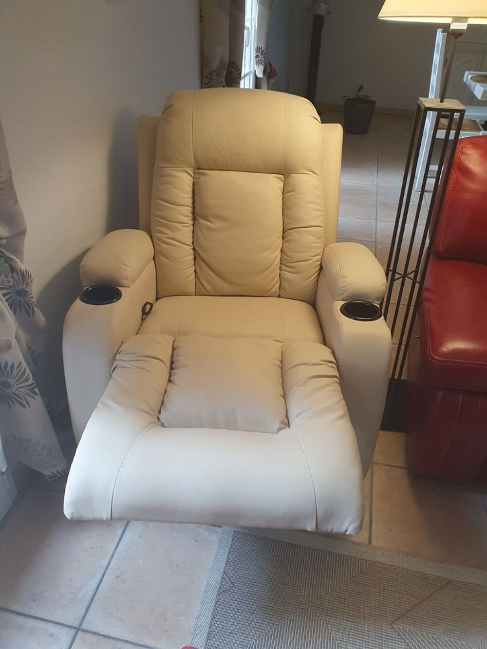 Fauteuil &eacute;lectrique chauffant Maroquinerie