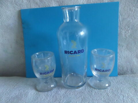 carafe et verres de RICARD 18 Lyon 8 (69)