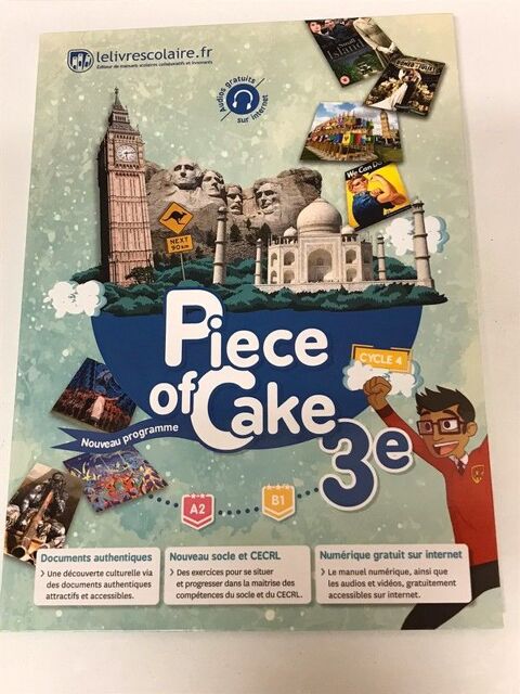 Livre d'anglais Piece Of Cake 3�me 11 Strasbourg (67)