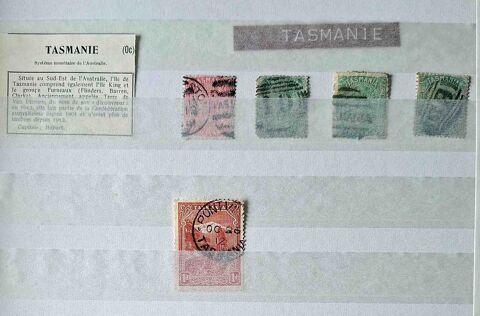 Série de timbres de collection de Tasmanie 13 Gap (05)