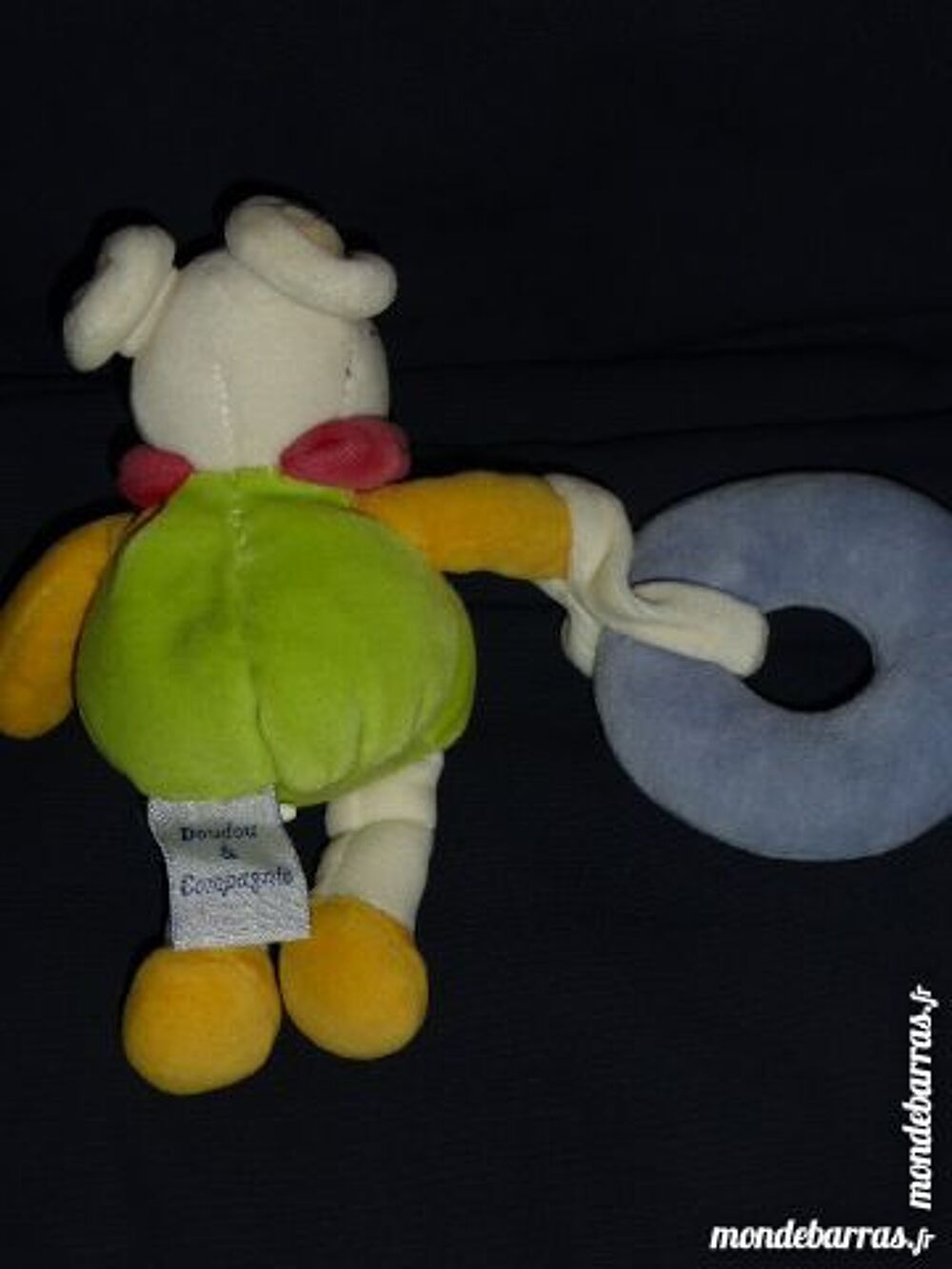 DOUDOU et COMPAGNIE Souris Blanche P'tit Doux Puériculture