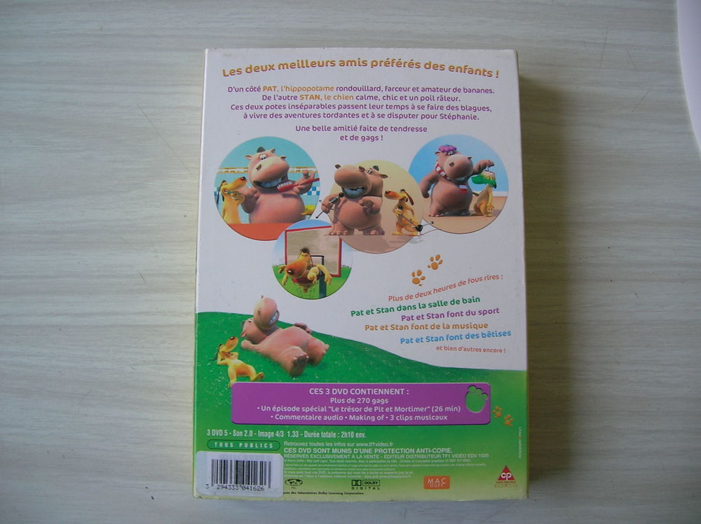 DVD PAT ET STAN ( 3 DVD)
DVD et blu-ray