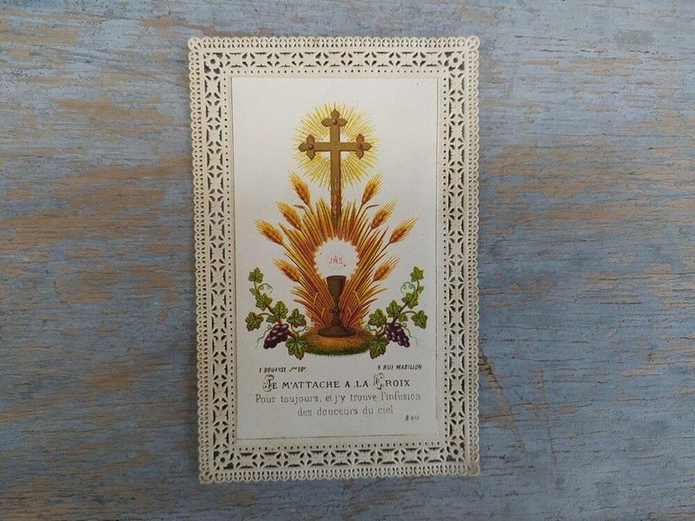 Anciens Canivets Dentelle Images Pieuses Religieuse 