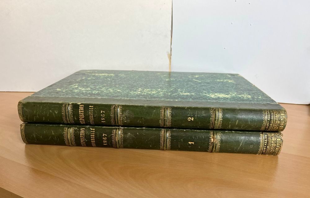 Lot 2 livres exposition universelle de Paris 1867 
