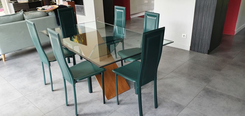 Chaises cuir Roche Bobois Meubles
