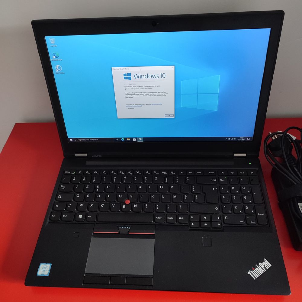 Pc portable Intel Core i7, 16Go Ram, SSD Lenovo ThinkPad 15p Matériel informatique