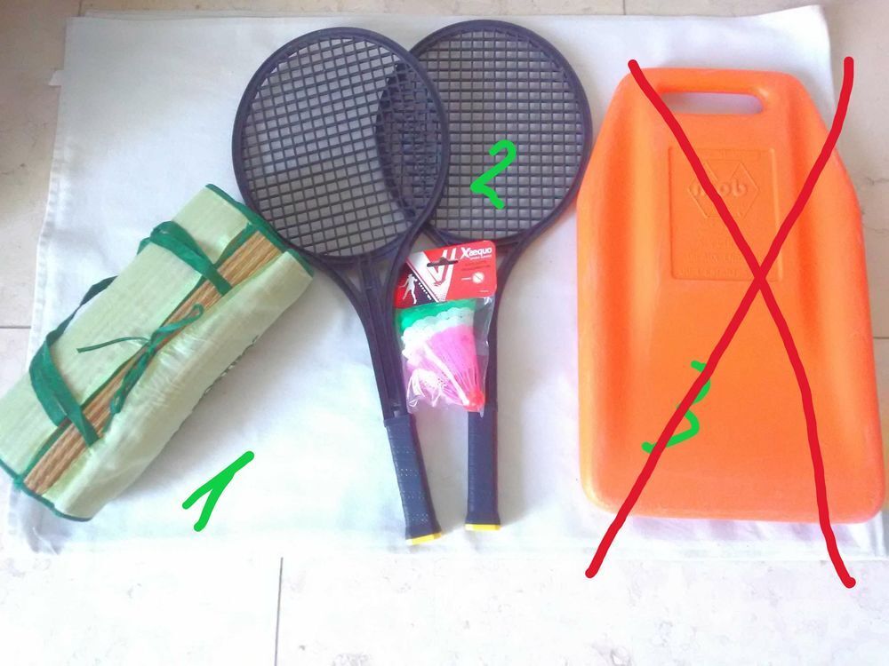 Accessoires de Plage (2) / &agrave; l'unit&eacute; et lot Sports