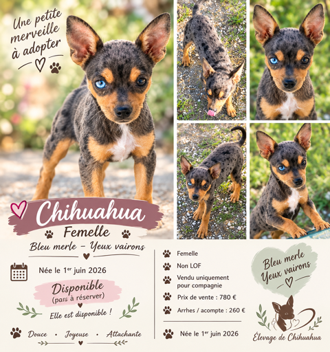  chiot chihuahua 780 46130 Bretenoux