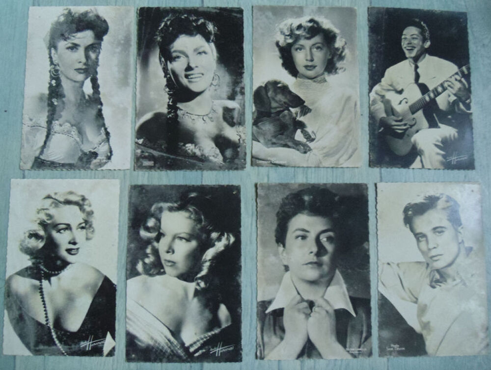 Cartes postales anciennes d'acteurs et actrices 