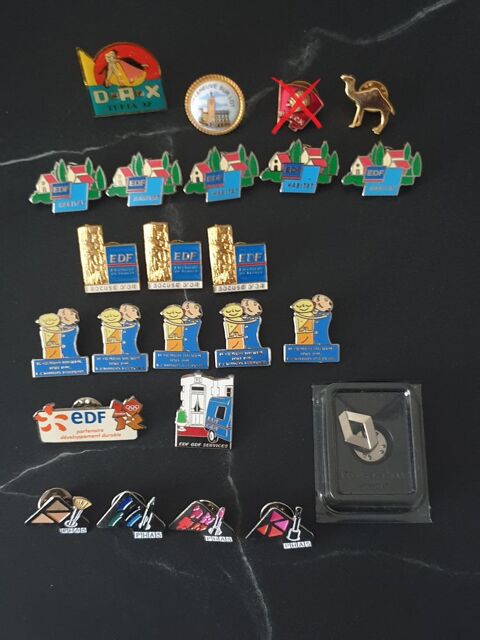 Lot de 23 pin's 25 Plaisir (78)