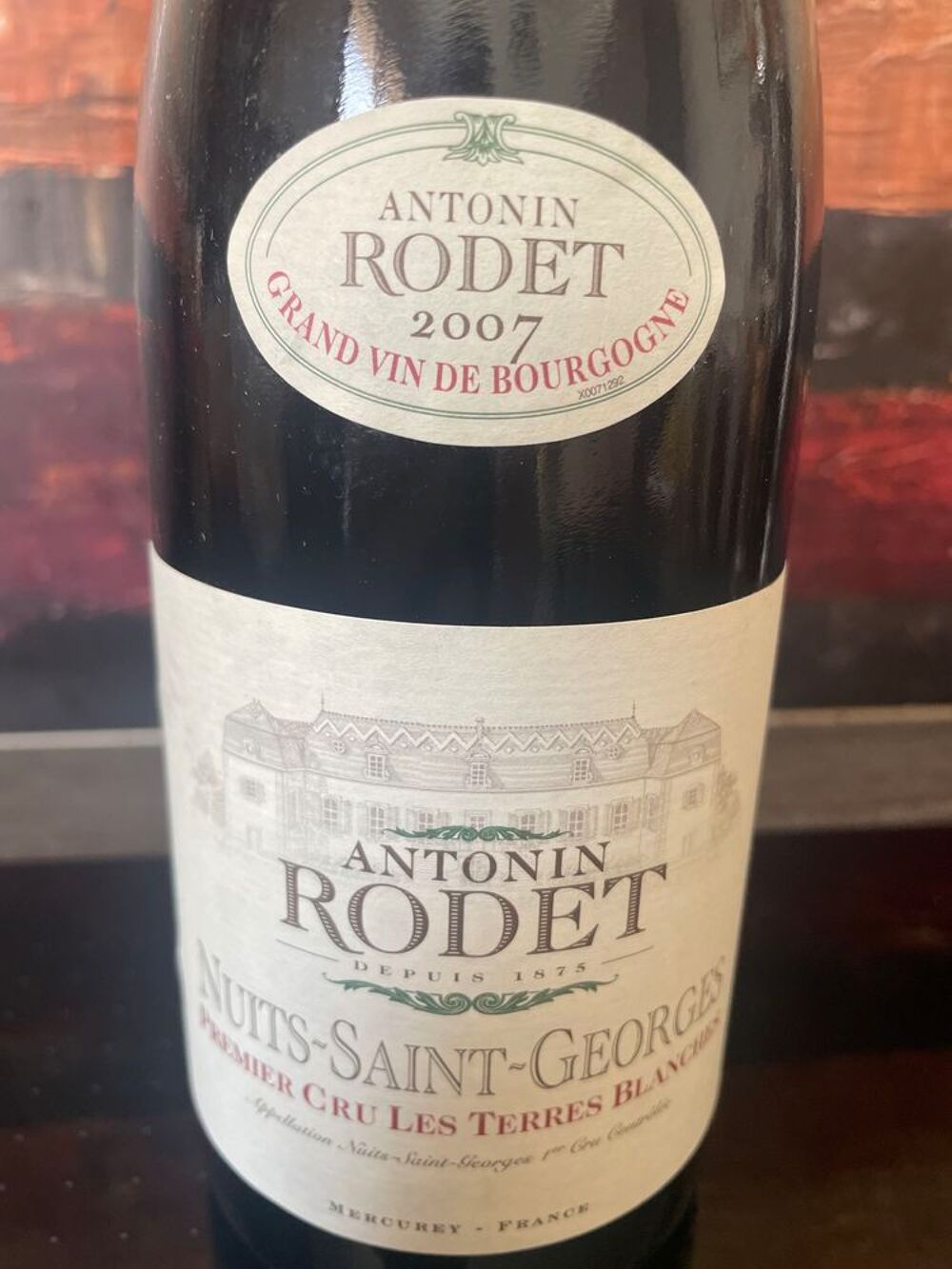 1 BT NUITS St GEORGES 1er Cru 2007 Les Terres Blanches RODET Cuisine