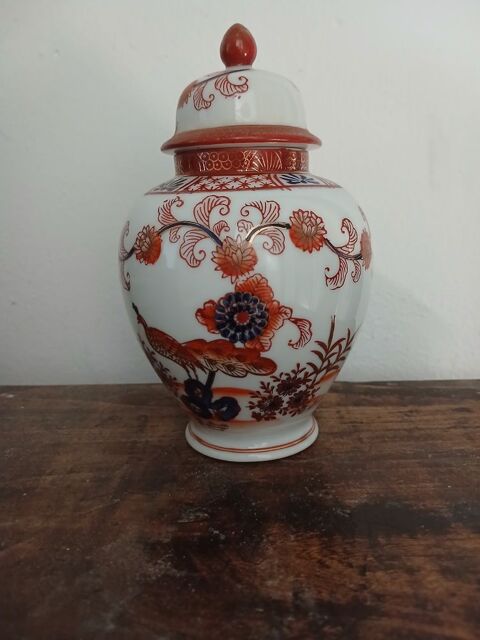 Pot à gingembre ou à thé porcelaine style Imari japonais Baignes-Sainte-Radegonde (16)