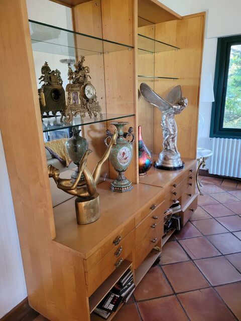 2 MEUBLES SUR ROULETTES  MIROIR POUR PRESENTATION TOUS OBJET 400 Plougoumelen (56)
