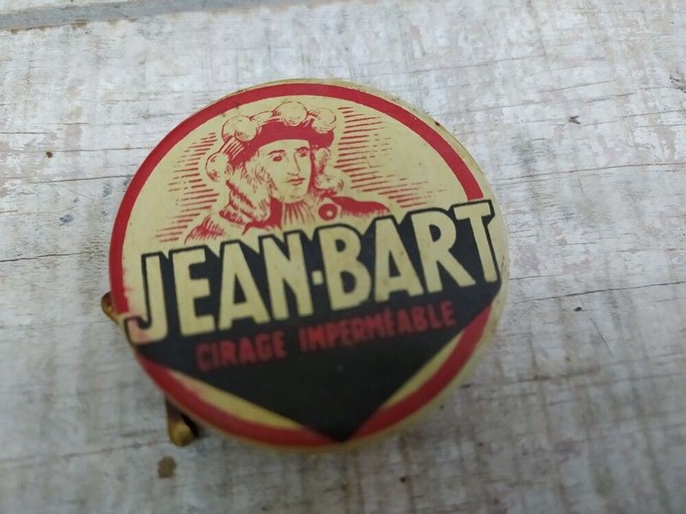 Ancienne Boite Publicitaire Cirage Jean-Bart N&deg;3 