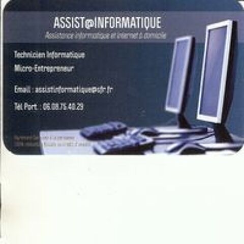   Assistance informatique et internet à domicile 