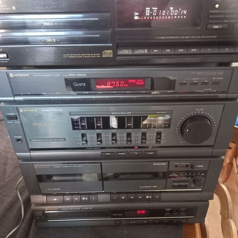 Chaine HIFI Double CD Double k7 Audio et hifi