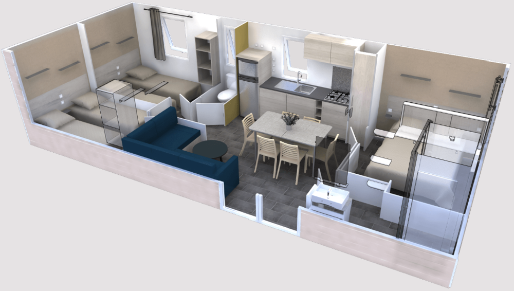 Vente Autre Mobile home 2022 3 ch + pergola sur terrasse fermée Saint-hilaire-de-riez