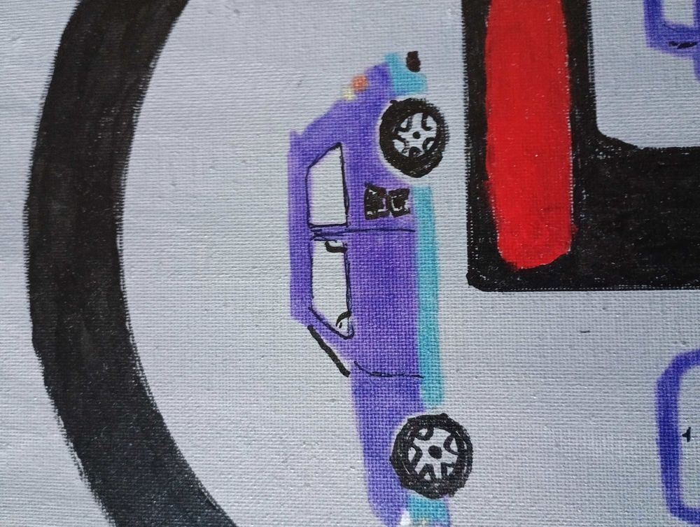 tableau Renault 5 Turbo Décoration