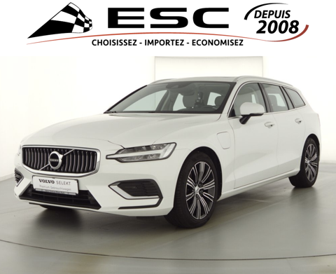 Volvo V60 T6 AWD Recharge 253 ch + 87 ch Geartronic 8 Inscription Luxe 2020 occasion Lille 59000