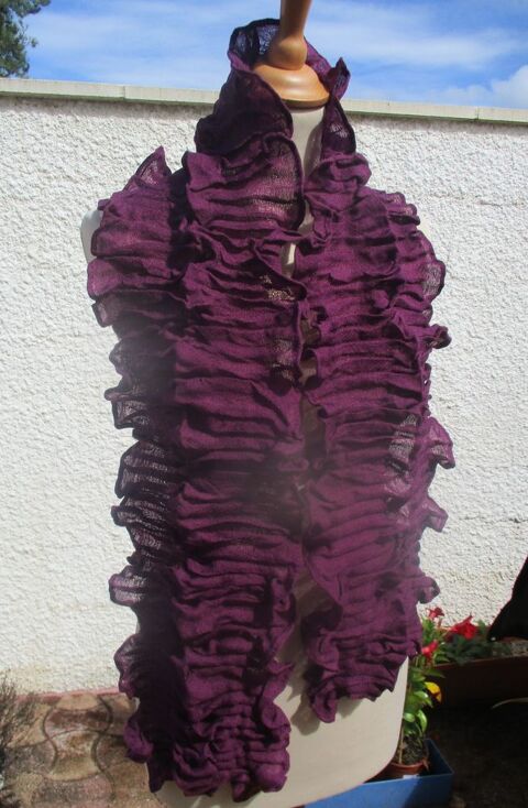 Foulard Echarpe violet - Neuf 3 La Fert-Alais (91)