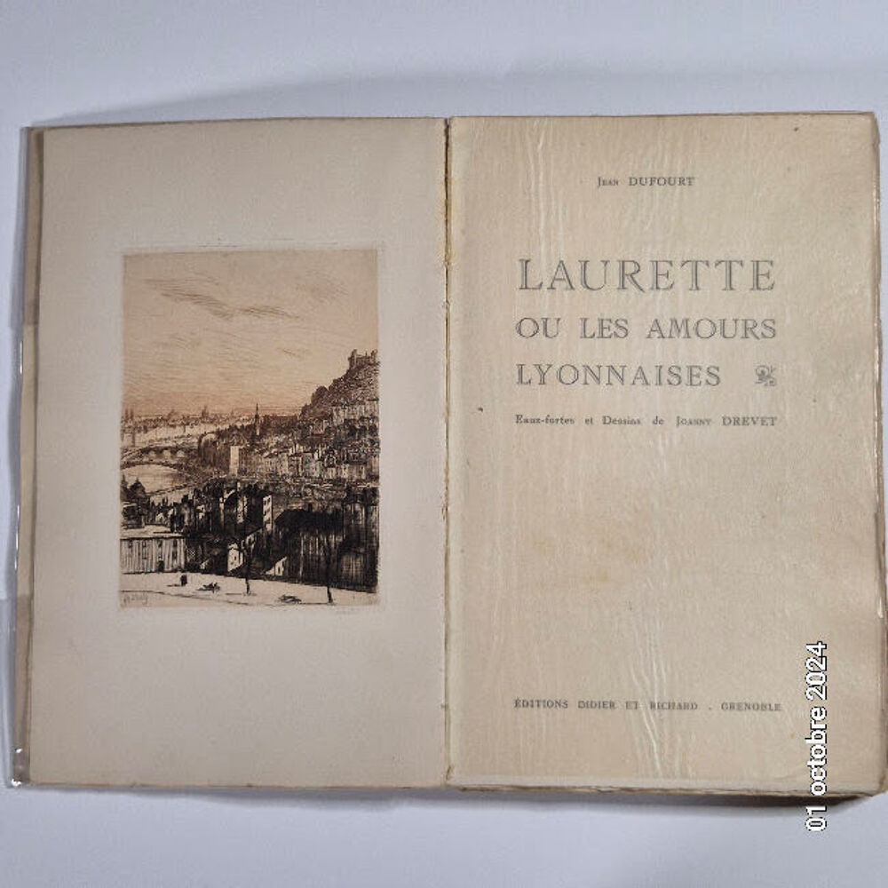 DUFOURT (Jean), DREVET?, Laurette ou Les Amours lyonnaises. Livres et BD