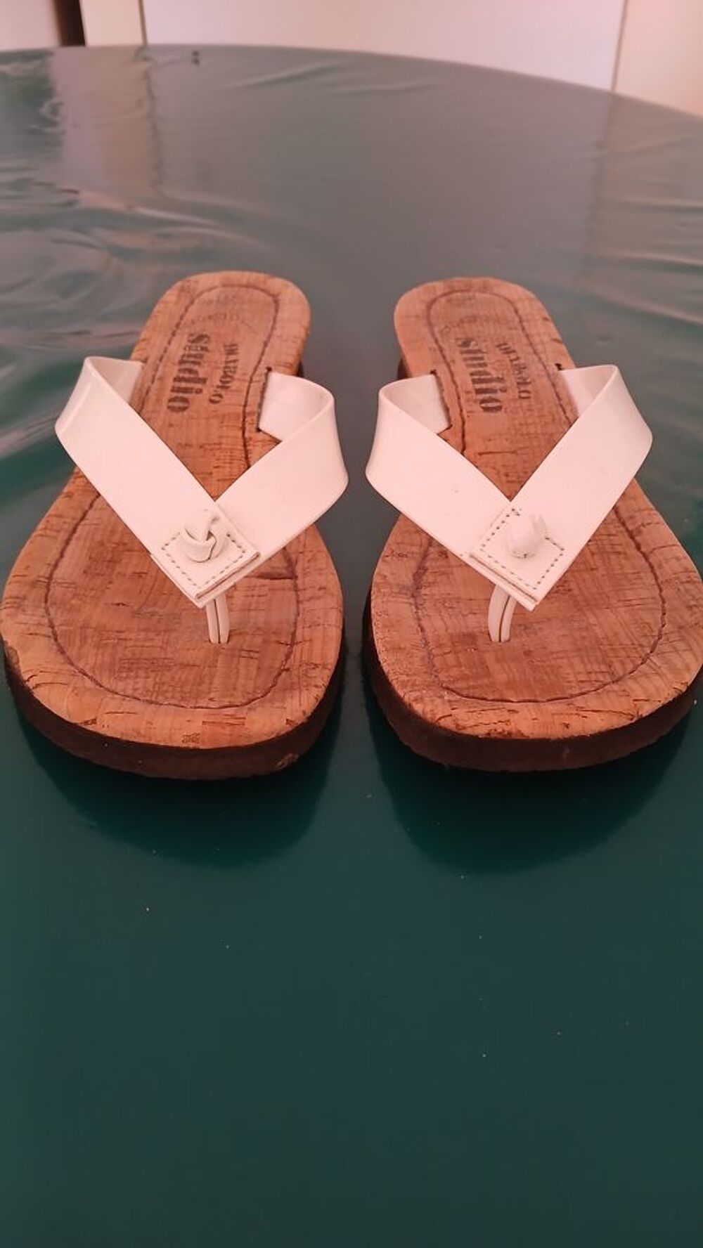 Mules blanches neuves Chaussures