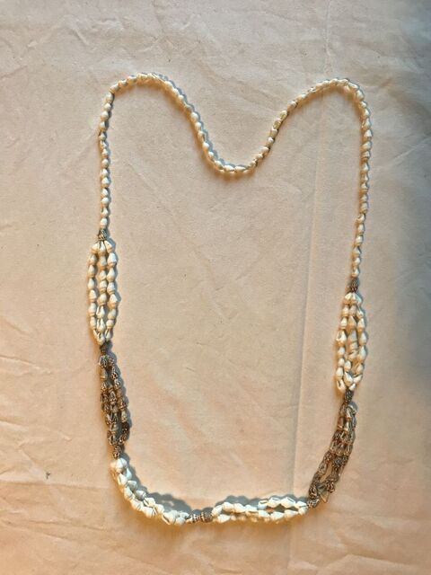 Collier Fantaisie Coquillages Blanc/Marron NCalédonie Nouméa 4 Antony (92)