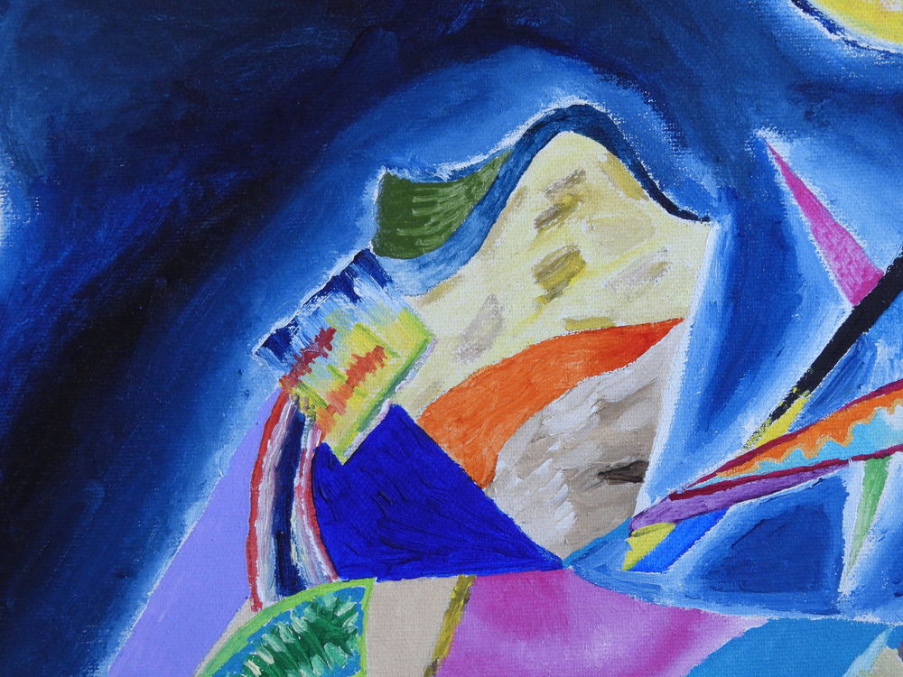 Tableau acrylique sur toile - L'oiseau m&eacute;canique Décoration